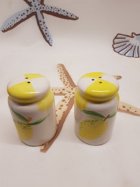 Salz- und Pfefferstreuer mit Zitronen