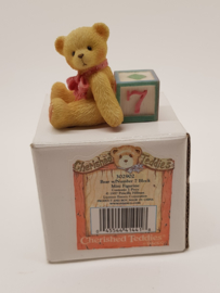 Beer met blokje 7 302902 Cherished Teddies