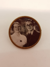 Broche huwelijk Prinses Juliana en Prins Benhard 1937