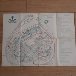 Madurodam plattegrond 1954