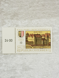 10 stamps Austria, Germany and Barcelona