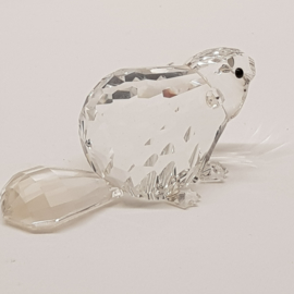 Swarovski Silver Crystal Beaver mit Box und Zertifikat