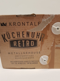 Retro keukenklok met kookwekker