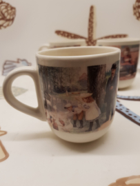 Ot und Sien 3 große Becher mit verschiedenen Bildern