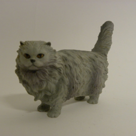 Gray press cat figurine