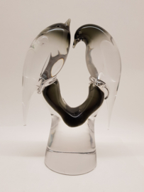 Livio Seguso Glassculpture Verliefde Vogels