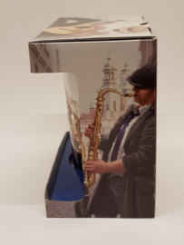 A man's Life mug with Saxophone