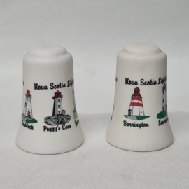 Lighthouses Nova Scotia pepper and salt from America