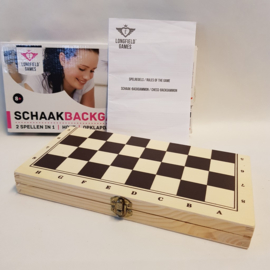 Schach / Back Gammon 2 Spiele in 1, Longfield Games