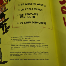 Suske en Wiske stripboek met o.a. de woeste wespen