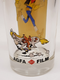 Lucky Luke vintage glass from 1997