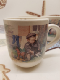 Ot und Sien 3 große Becher mit verschiedenen Bildern