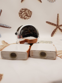 Peper en Zout Tostie-apparaat met 2 boterhammen