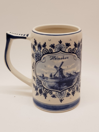 Heineken beer mug Delft blue