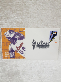 First day of issue Utah Winter Games envelope 1998