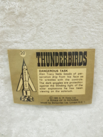 The Thunderbirds nr.20 Dangerous Task Tradecard