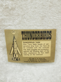 The Thunderbirds No. 20 Dangerous Task Tradecard