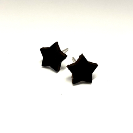 Mini Star - zwart leder