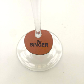 glass marker "the singer"