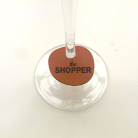 glass marker "the shopper"