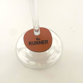 glass marker "the runner"