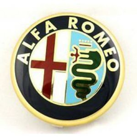 Naafdop 60mm Alfa Romeo Embleem