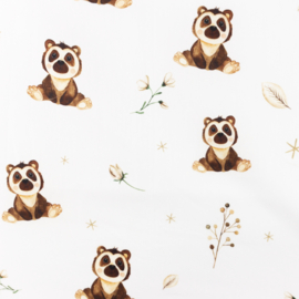 Snoozy fabrics Poplin digital Sweet animals