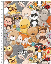 Tricot print Toff Crazy animals