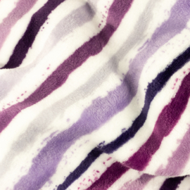 Snoozy fabrics wellness fleece gekleurde streep