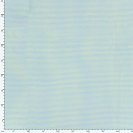 Katoen Poplin stof Seersucker Effen Lichtblauw