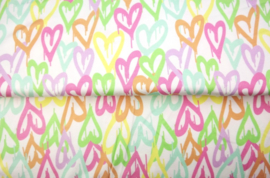Stenzo tricot Pastel hearts