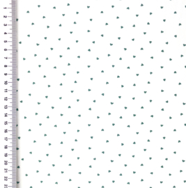 Tricot Printed Mini Hearts