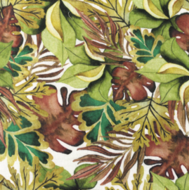 Snoozy fabrics Hydrofiel Hazel palmtree