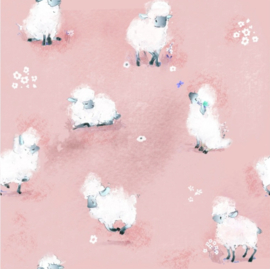 Stenzo poplin Sheep