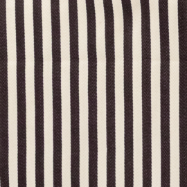Herringbone Canvas streep - bruin  BT