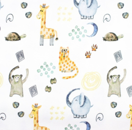 Snoozy fabrics Tricot digital printed Nelly Design A