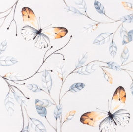 Snoozy fabrics tricot Butterflies