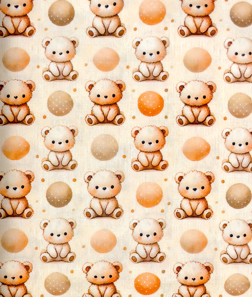 Katoen Teddy dots