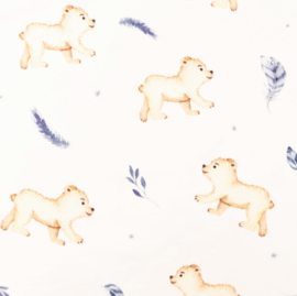 Snoozy fabrics Tricot Polar bear