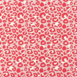 Poplin Printed Panther DONKER