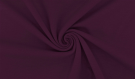 Katoen tricot Dark aubergine