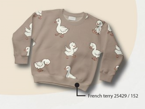 French terry print Eendjes