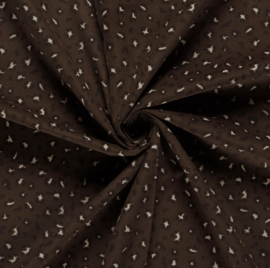 Baby corduroy luipaarden bruin