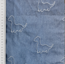 Gewatteerd Dino Denim - Jeans