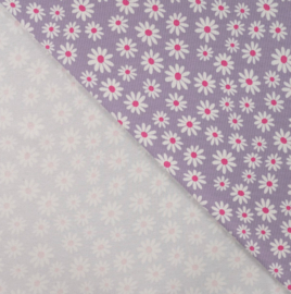 Qjutie tricot rib print Daisy