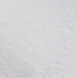 Katoen Jacquard Flower
