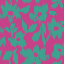 Hydrofiel gewatteerd bedrukt Luipaarden Turquoise