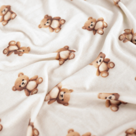 Qjutie NIcky Velours teddybeer