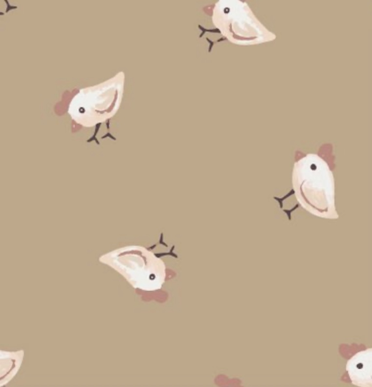 Qjutie Katoen tricot little chicken