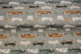 Tricot print  Retro Cars